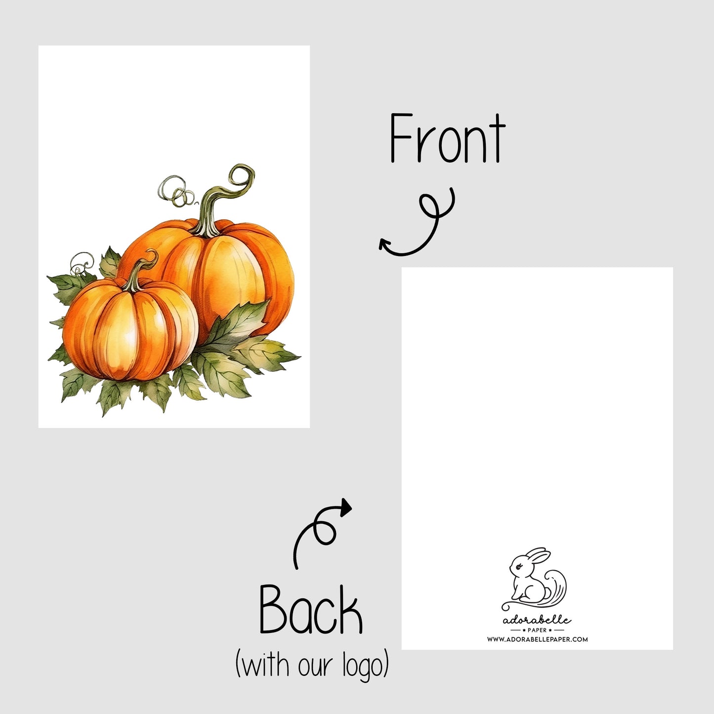 10-pack Halloween-godispåsar – Höstpumpor - Bus eller godis – A6 platta pappersgodispåsar – GB314