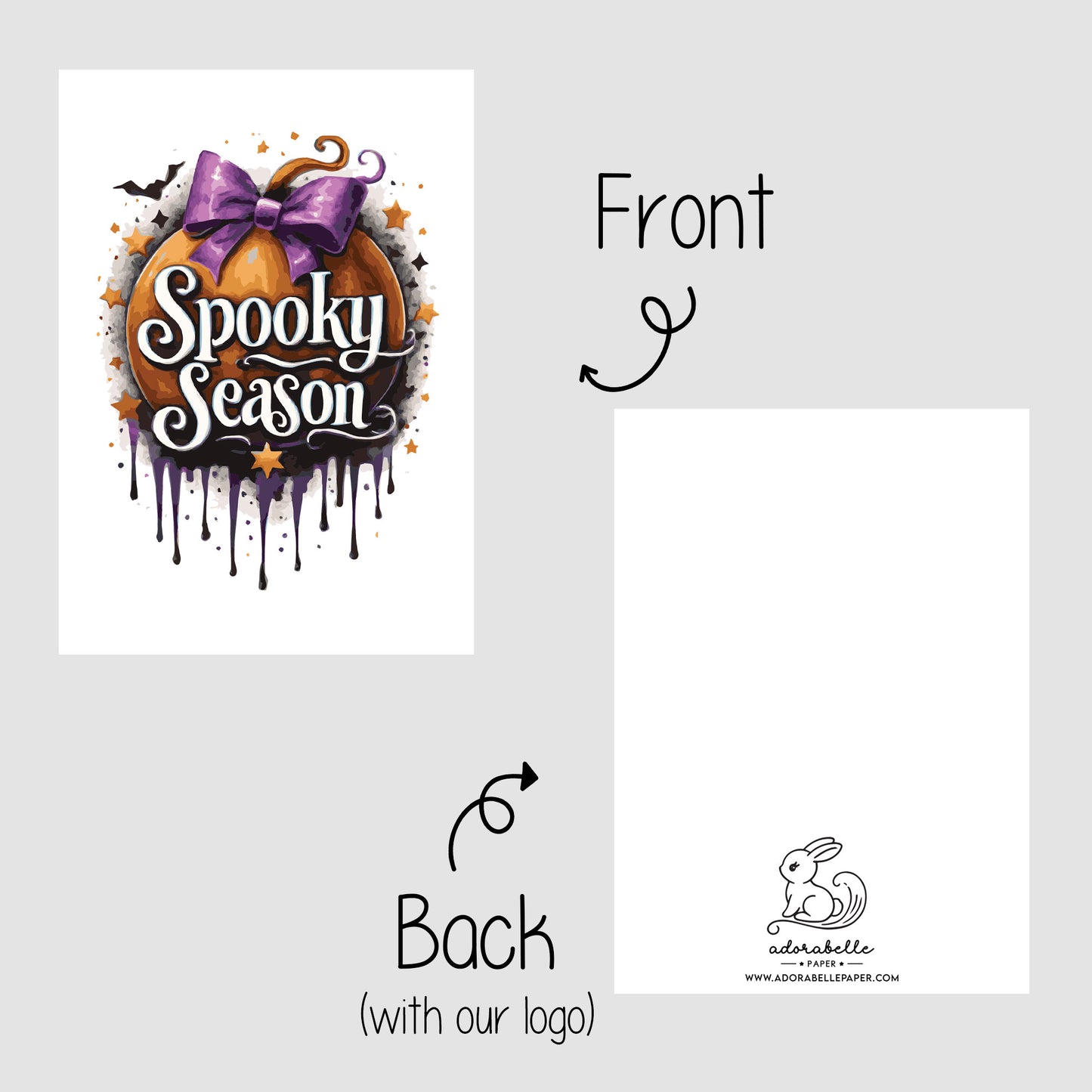 10-pack Halloween-godispåsar – Spooky Season - Bus eller godis – A6 platta pappersgodispåsar – GB338
