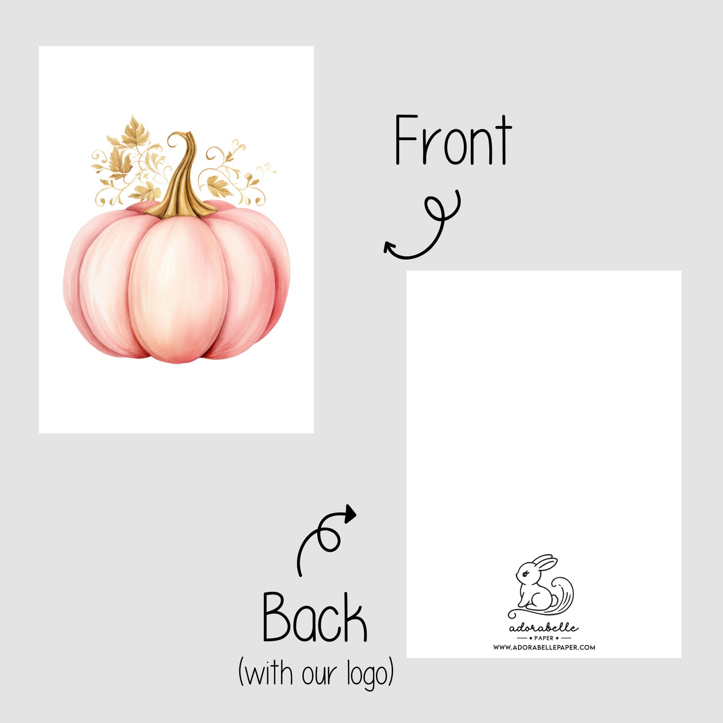 10-pack Halloween-godispåsar – Rosa Pumpa - Bus eller godis – A6 platta pappersgodispåsar – GB342