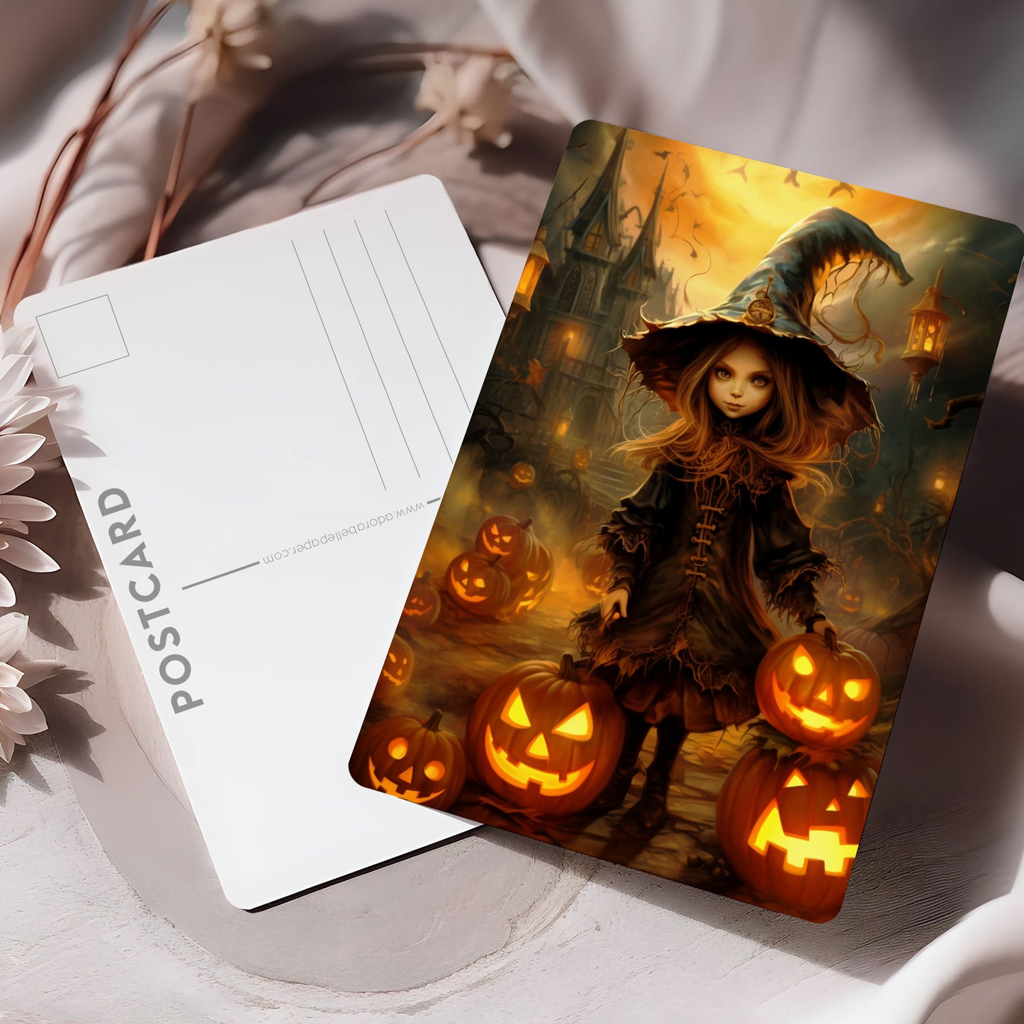 Vykort Halloween Tjej PPPC548