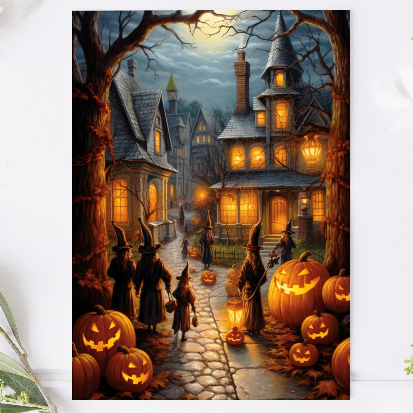 Vykort Halloweenstad PPPC549
