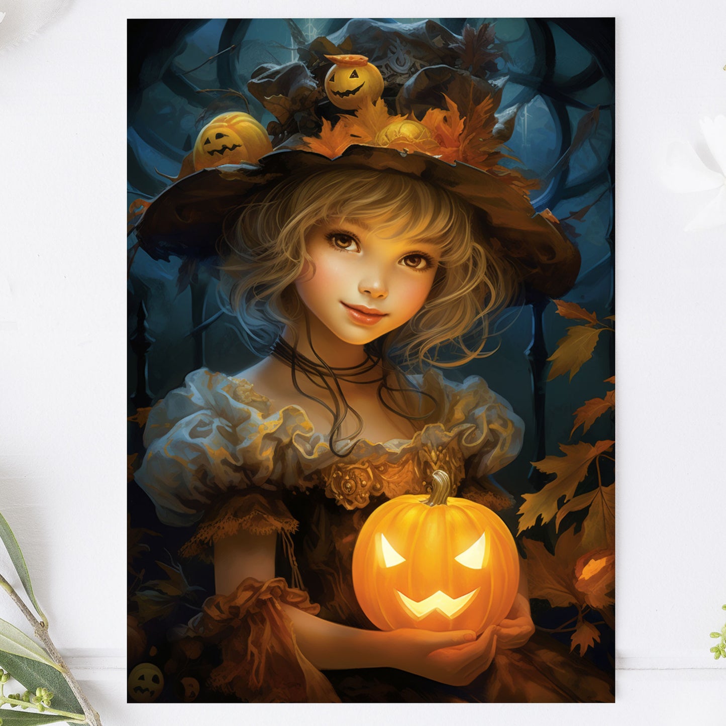 Vykort Halloween Häxa PPPC561