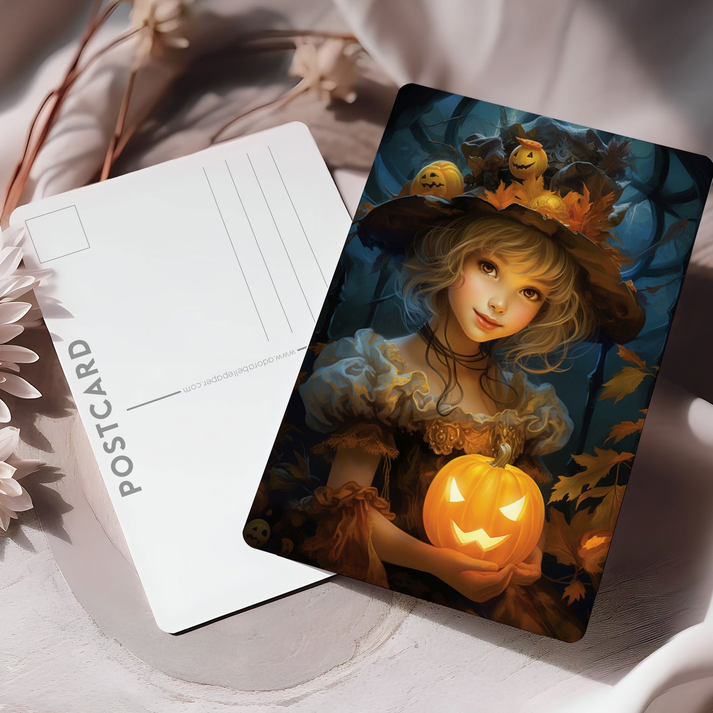 Vykort Halloween Häxa PPPC561