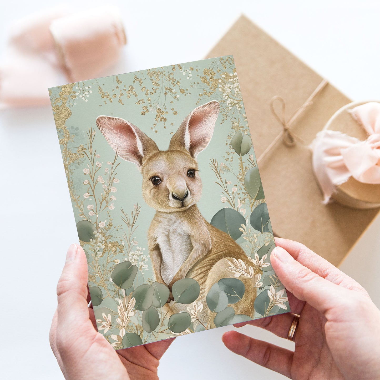 Vykort Aussie Cutie Kangaroo PPPC567