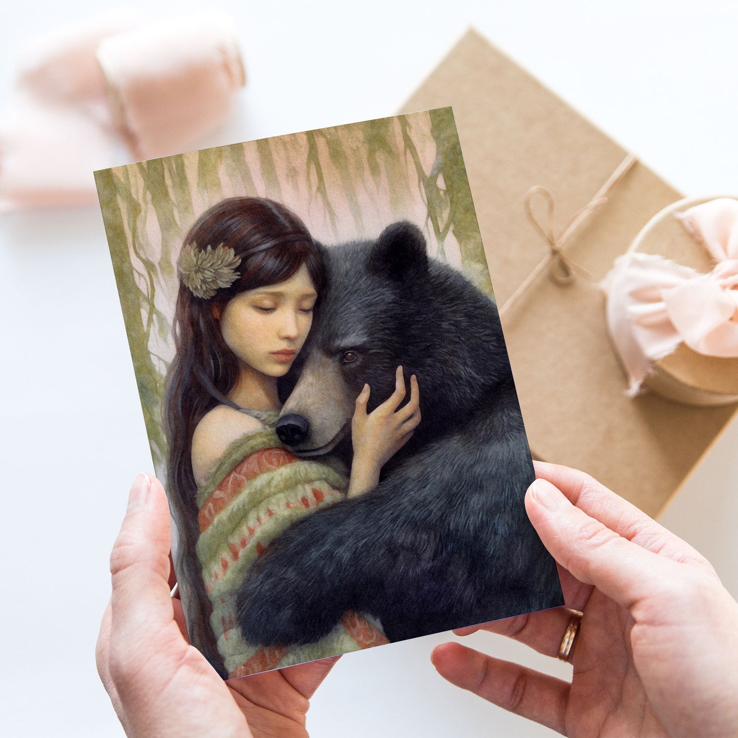 Vykort Animal Lover Bear PPPC572
