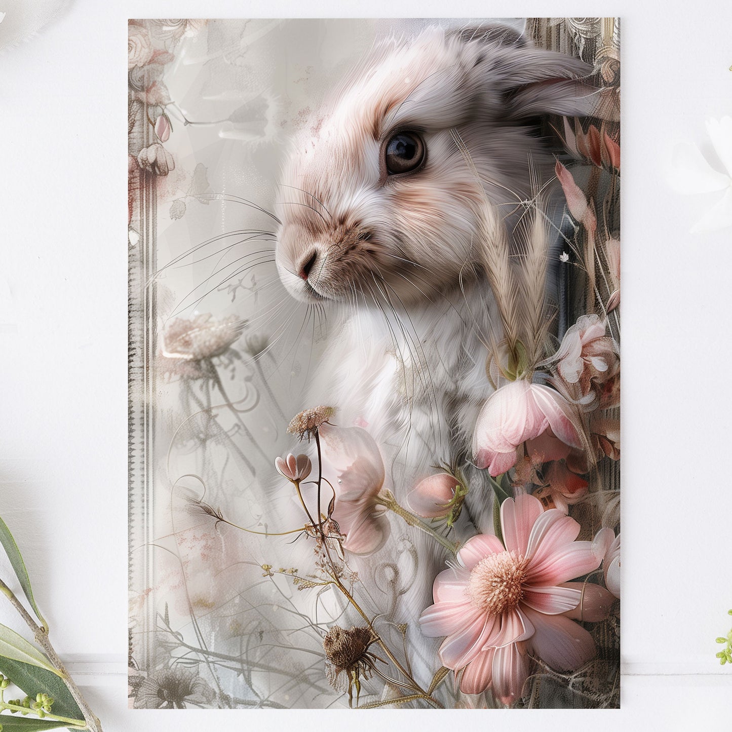 Postcard Chic Bunny PC583