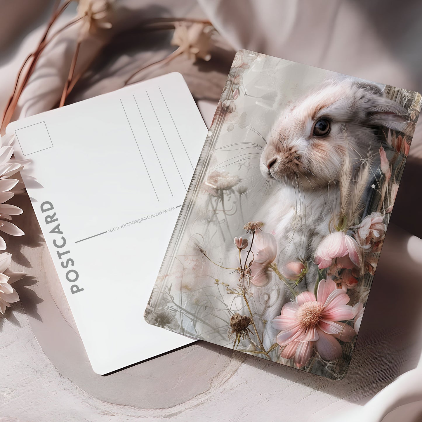 Postcard Chic Bunny PC583