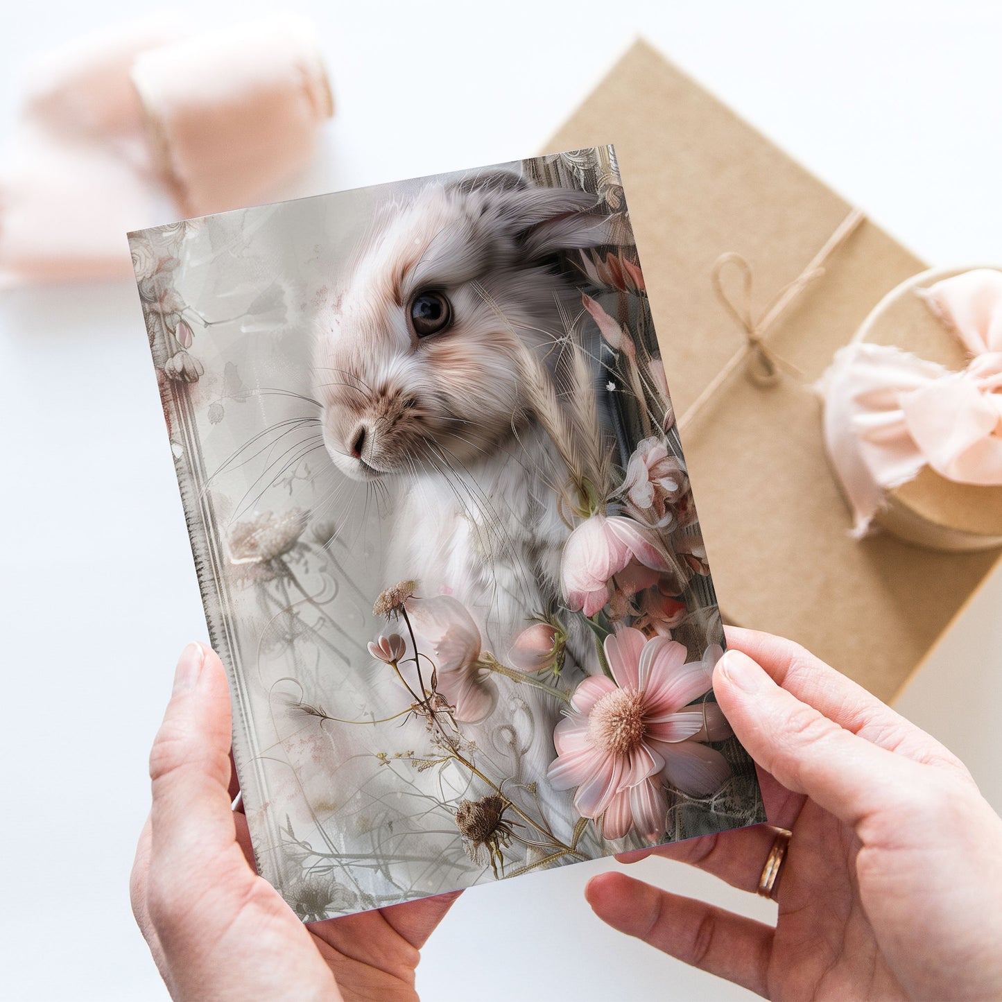 Postcard Chic Bunny PC583