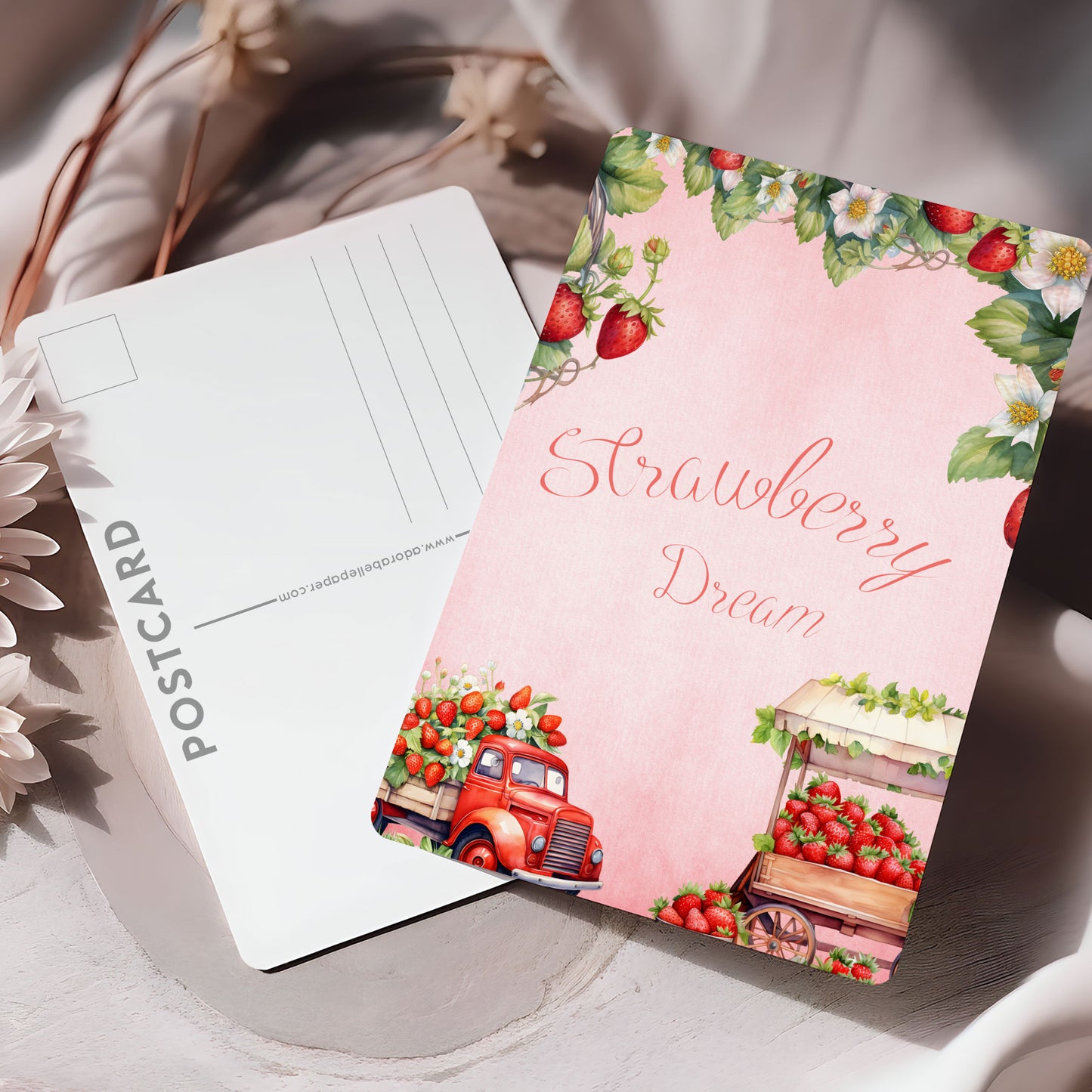 Vykort Strawberry Dreams PC627