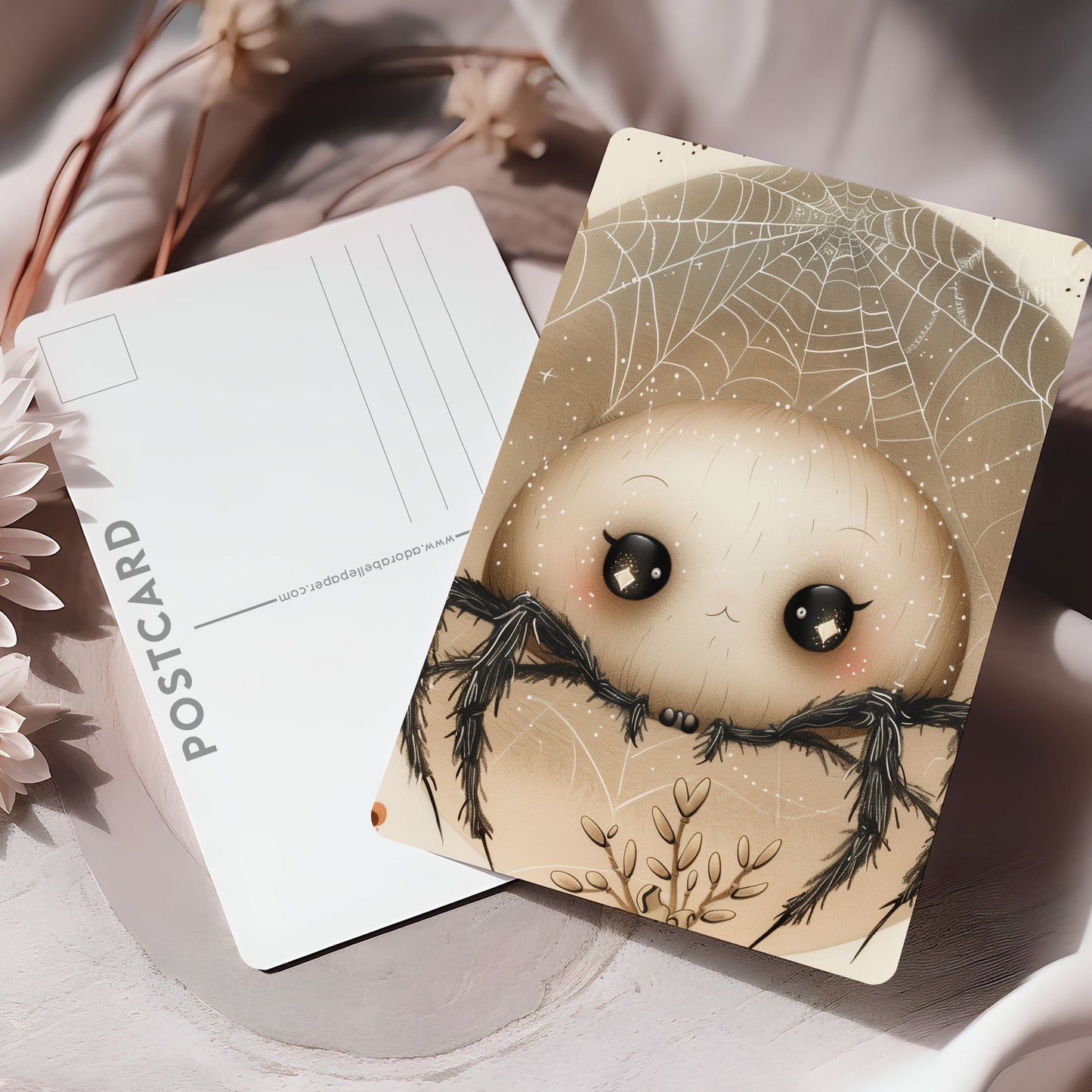 Vykort Söt Spindel PC631