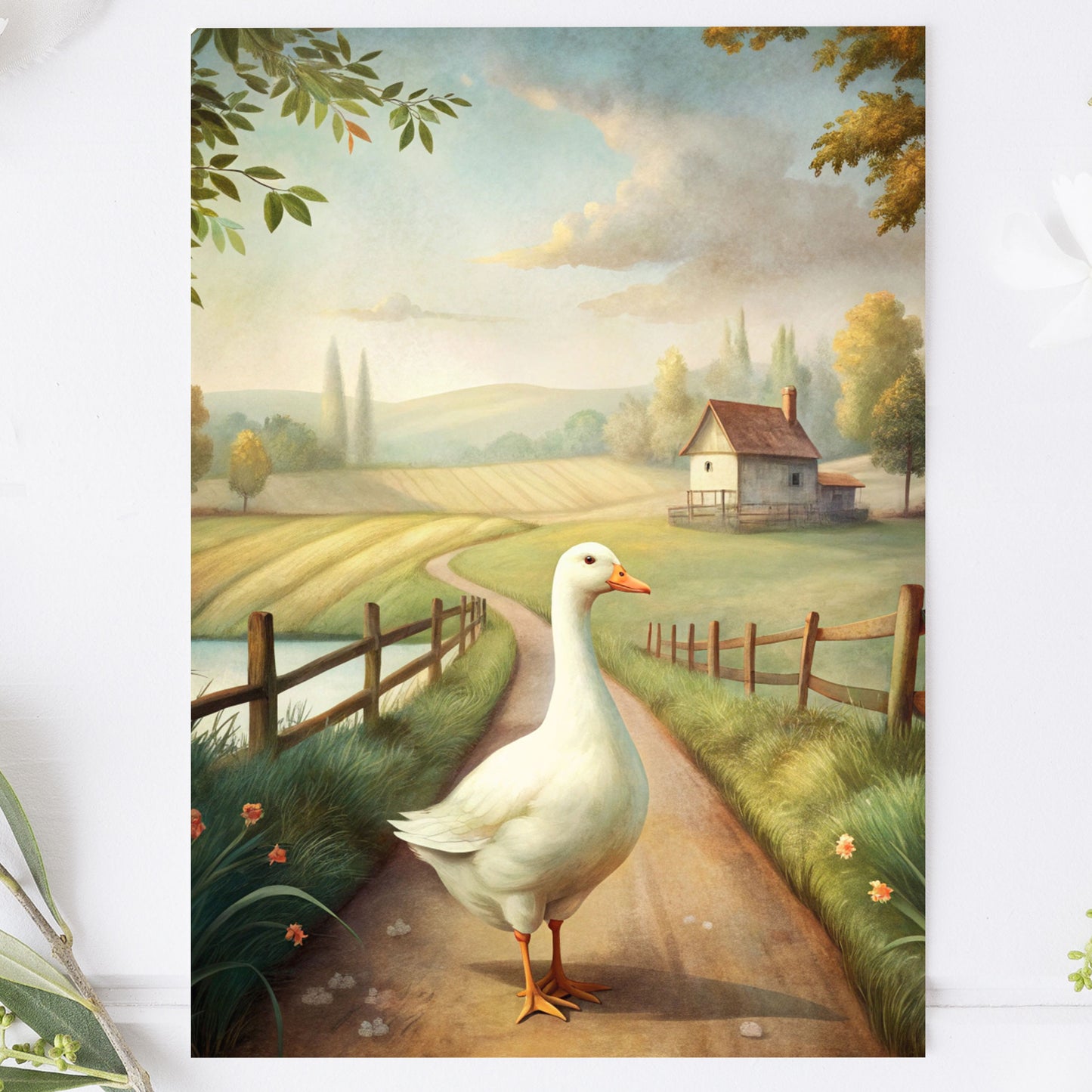 Vykort Goose on the loose PC639