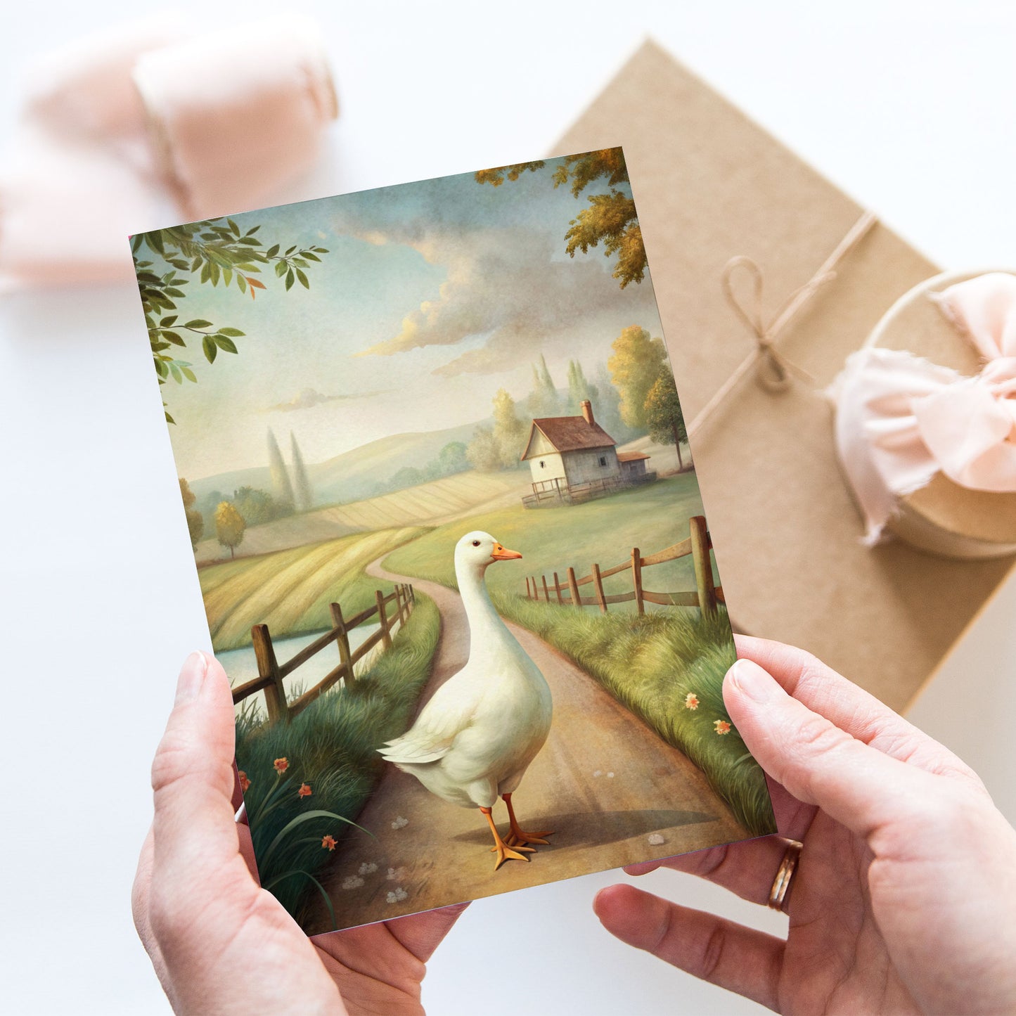 Vykort Goose on the loose PC639