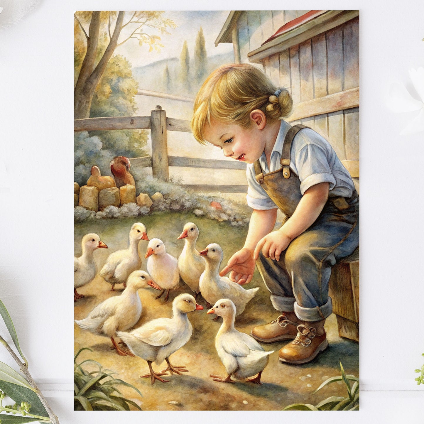 Postcard Farm Boy PC645
