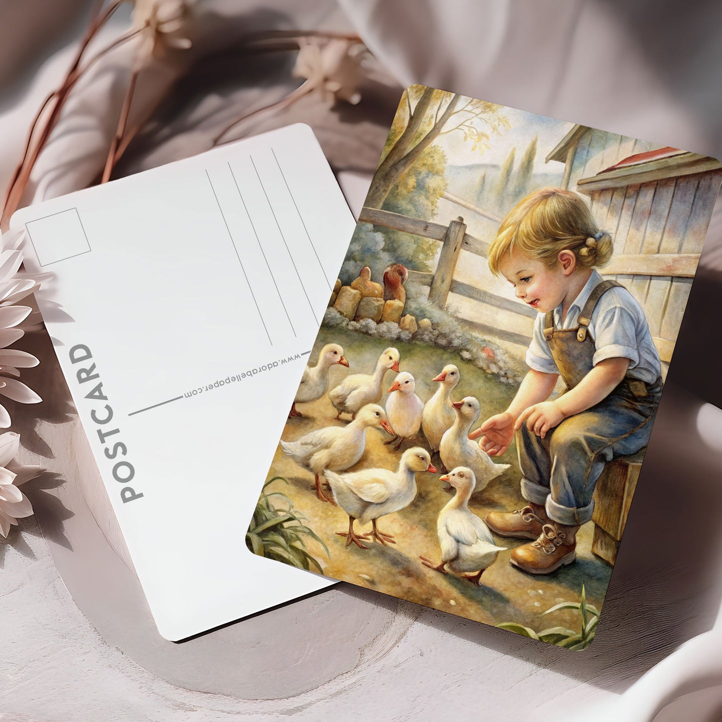 Postcard Farm Boy PC645