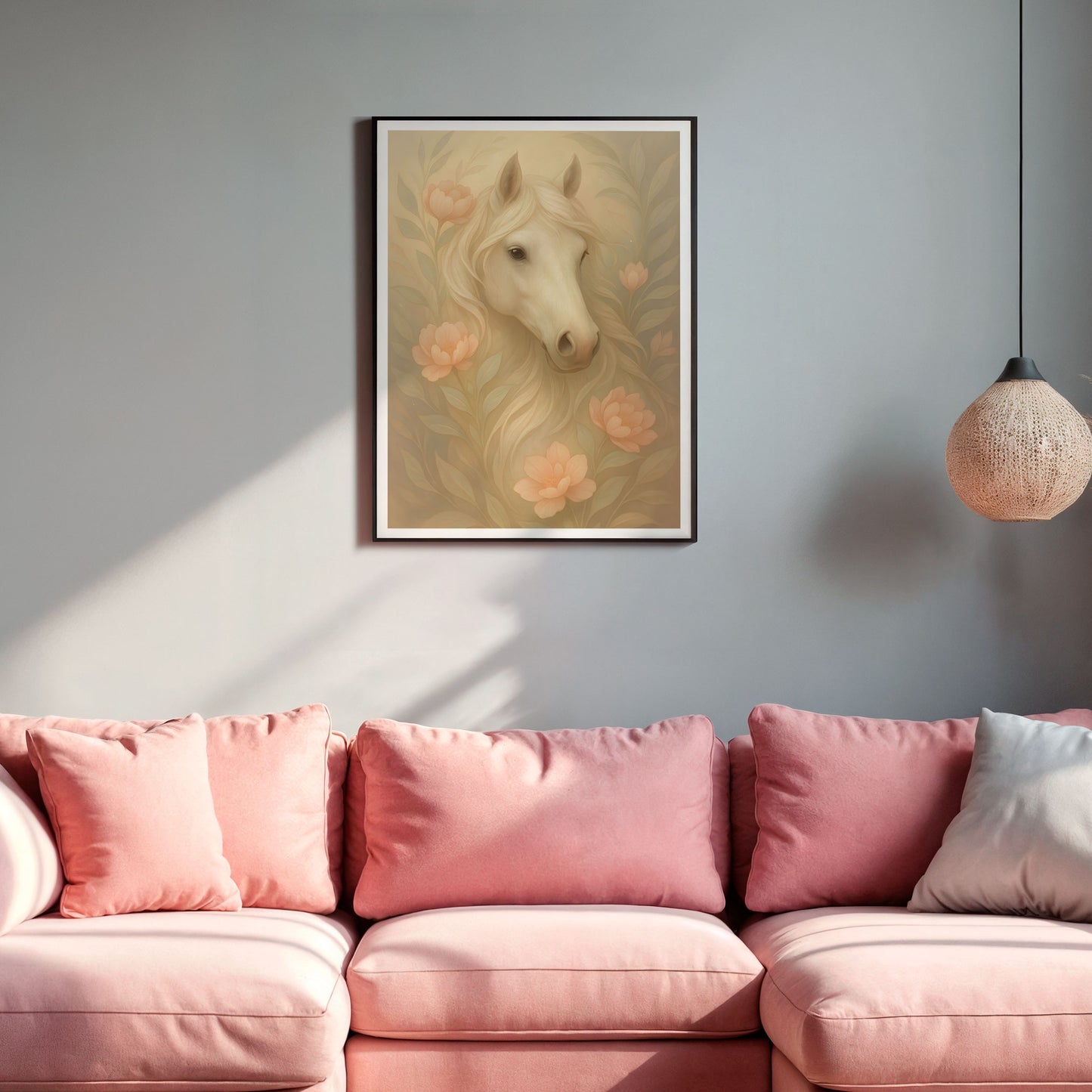 Poster Häst - Bondgårdsdjur Art Print - Tryckt Poster i olika storlekar - PR88-10