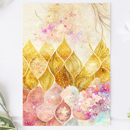 Postcard Mermaid Scales PC504