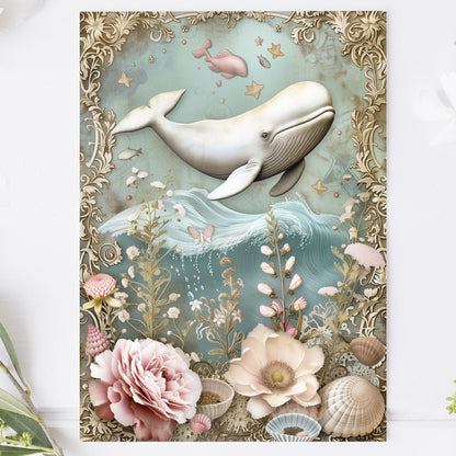 Postcard White Whale PC513