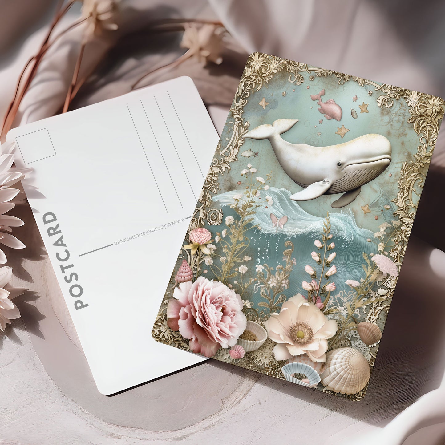 Postcard White Whale PC513