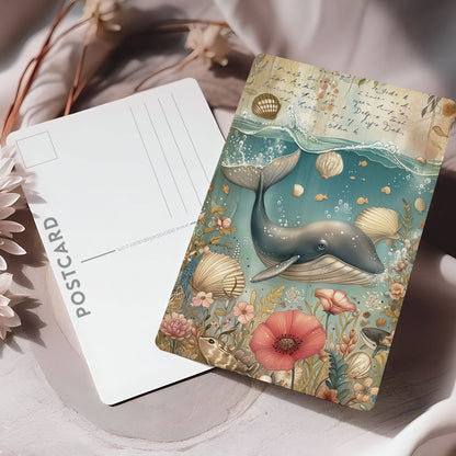 Postcard Vintage Whale PC515