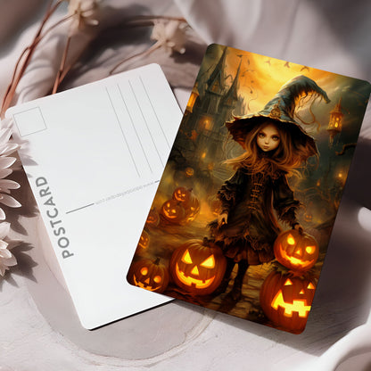 Vykort Halloween Tjej PPPC548