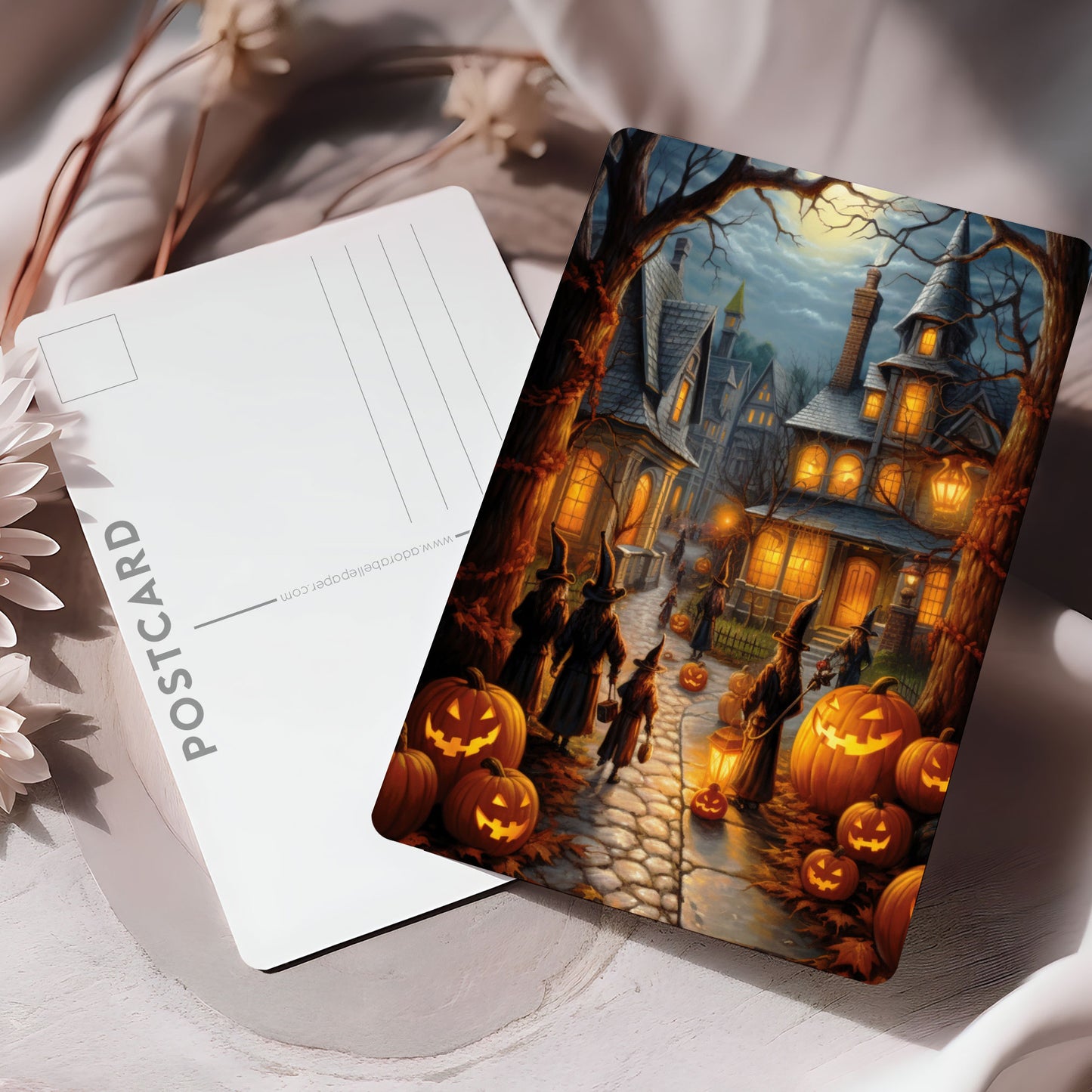 Vykort Halloweenstad PPPC549