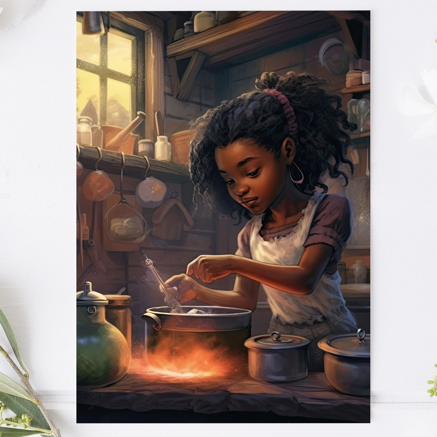 Postcard Cute Halloween Witch PC562