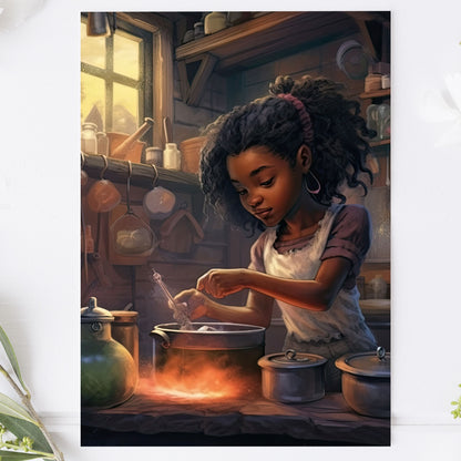 Postcard Cute Halloween Witch PC562