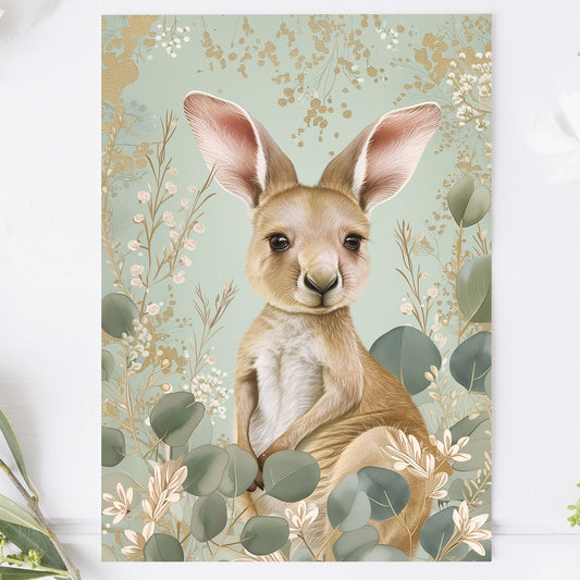Vykort Aussie Cutie Kangaroo PPPC567
