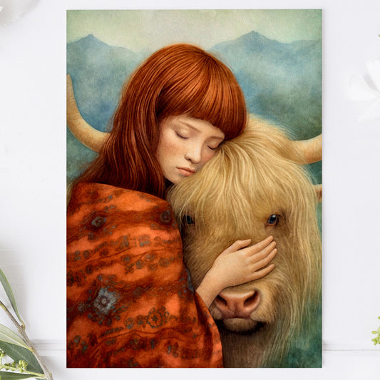 Vykort Animal Lover Cow PPPC570