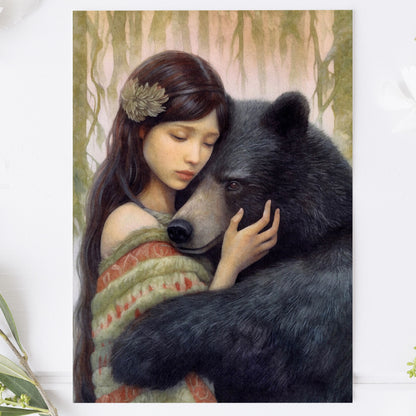Vykort Animal Lover Bear PPPC572