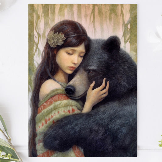 Vykort Animal Lover Bear PPPC572