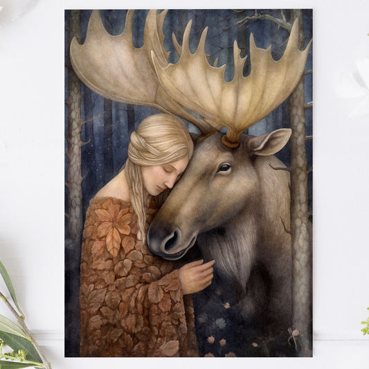 Vykort Animal Lover Moose PPPC574