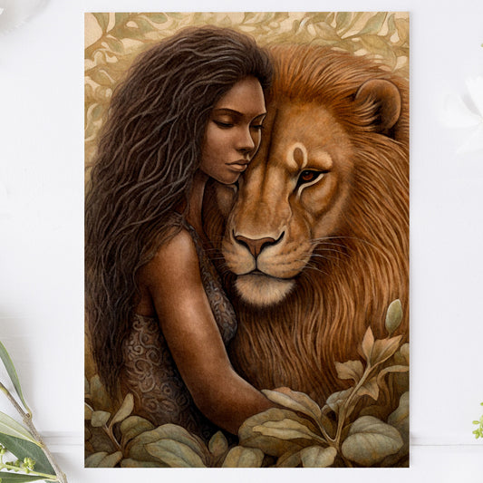 Vykort Animal Lover Lion PPPC575