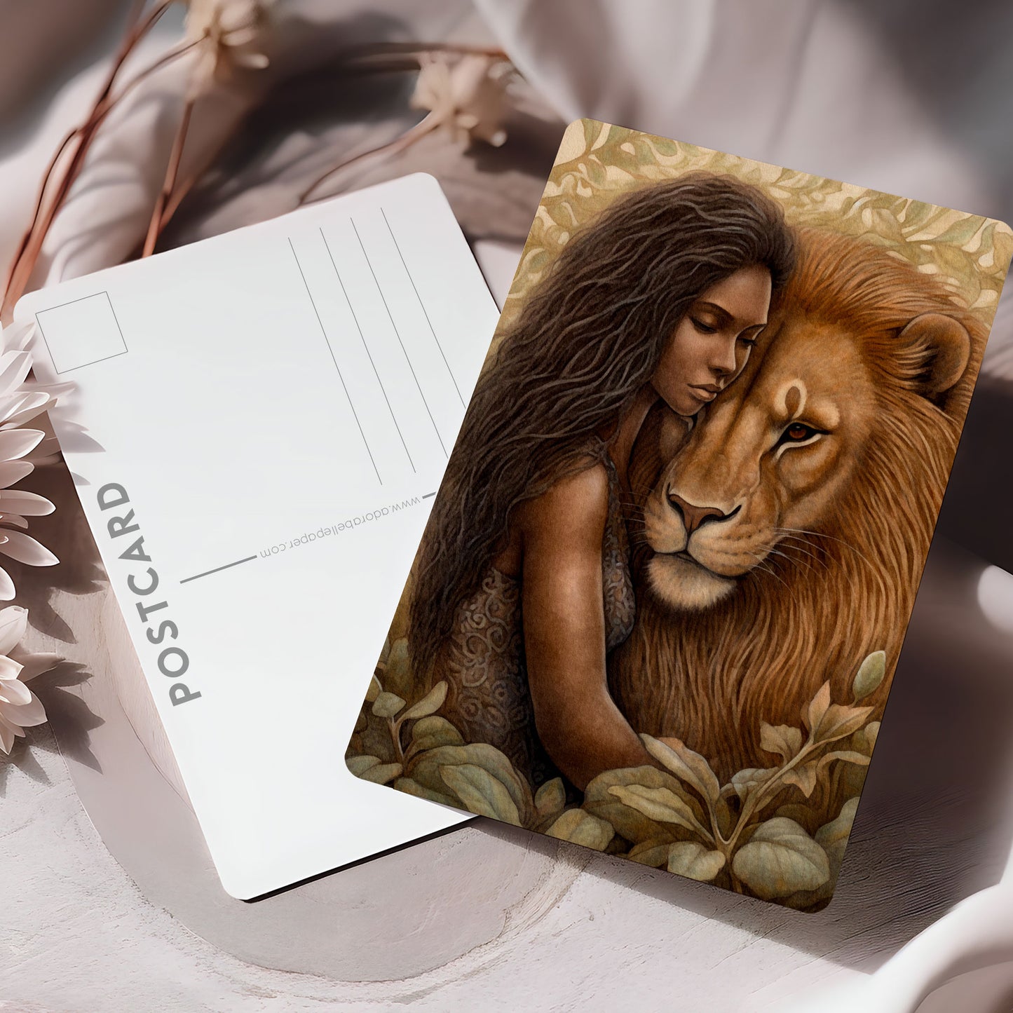 Postcard Animal Lover Lion PC575