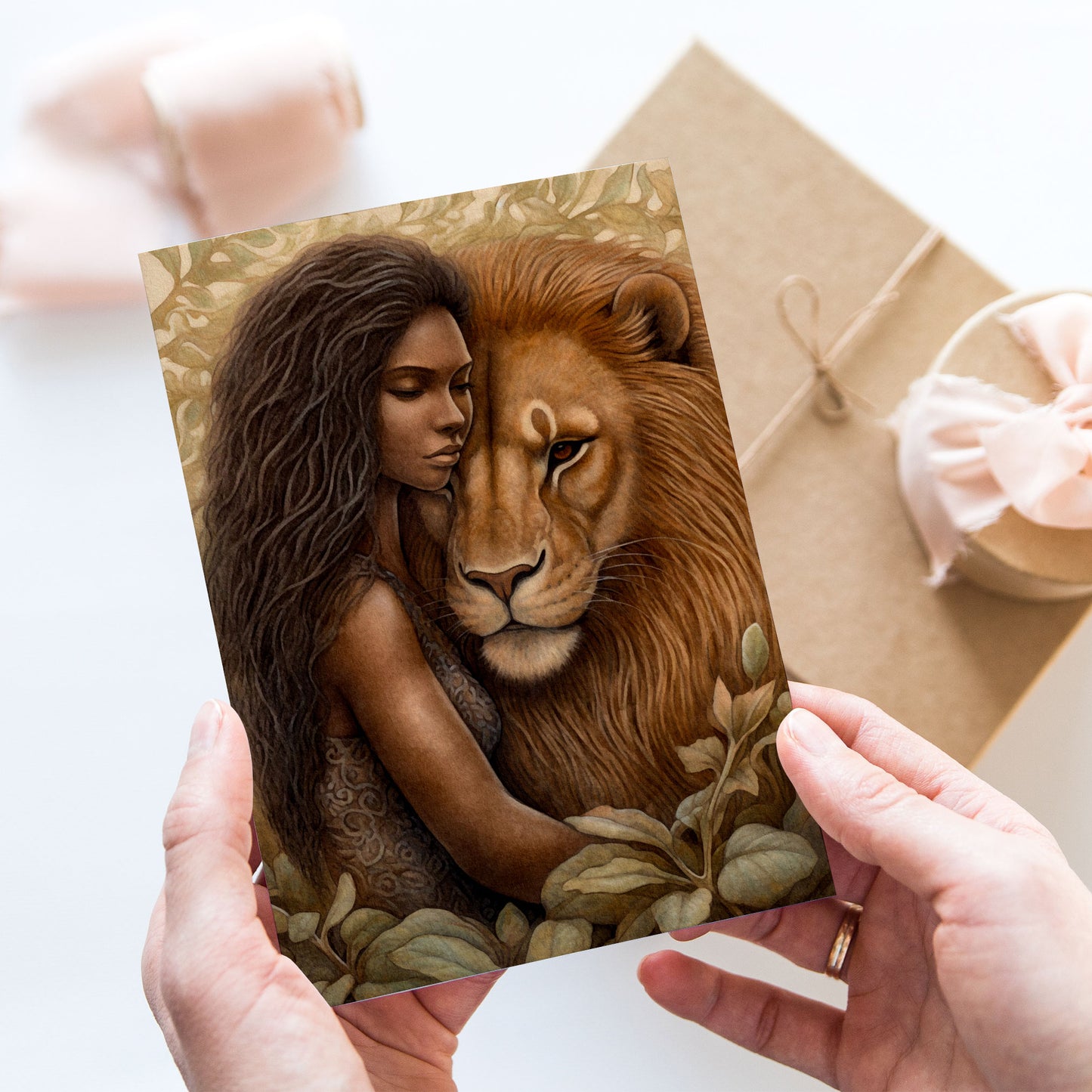 Postcard Animal Lover Lion PC575