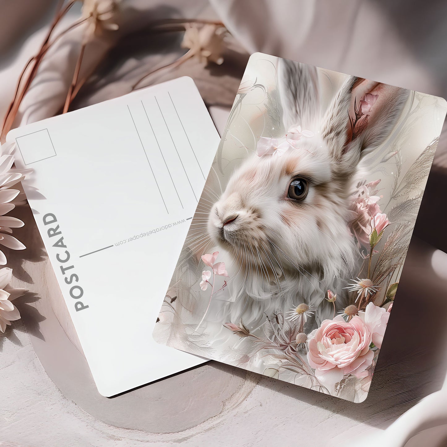 Postcard Chic Bunny PC581
