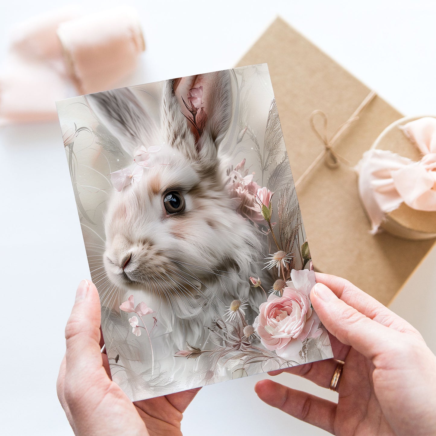 Postcard Chic Bunny PC581