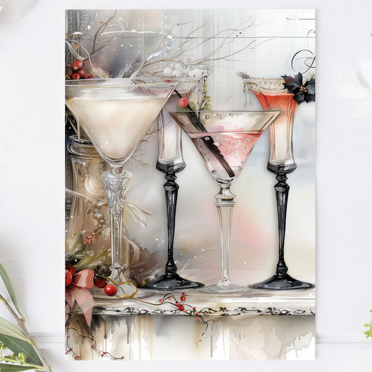 Vykort Chic Drinks PPPC586