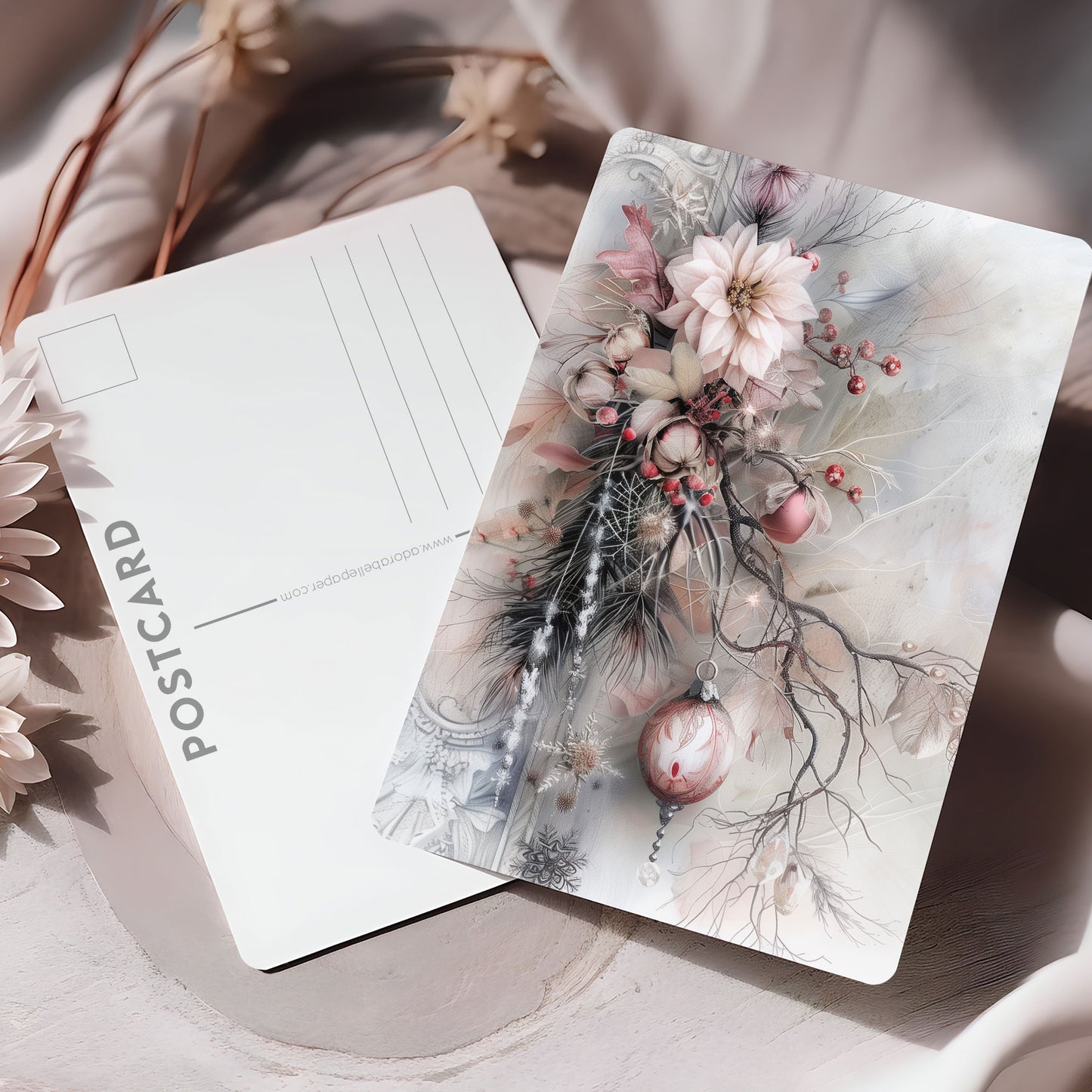 Postcard Chic Floral PC587