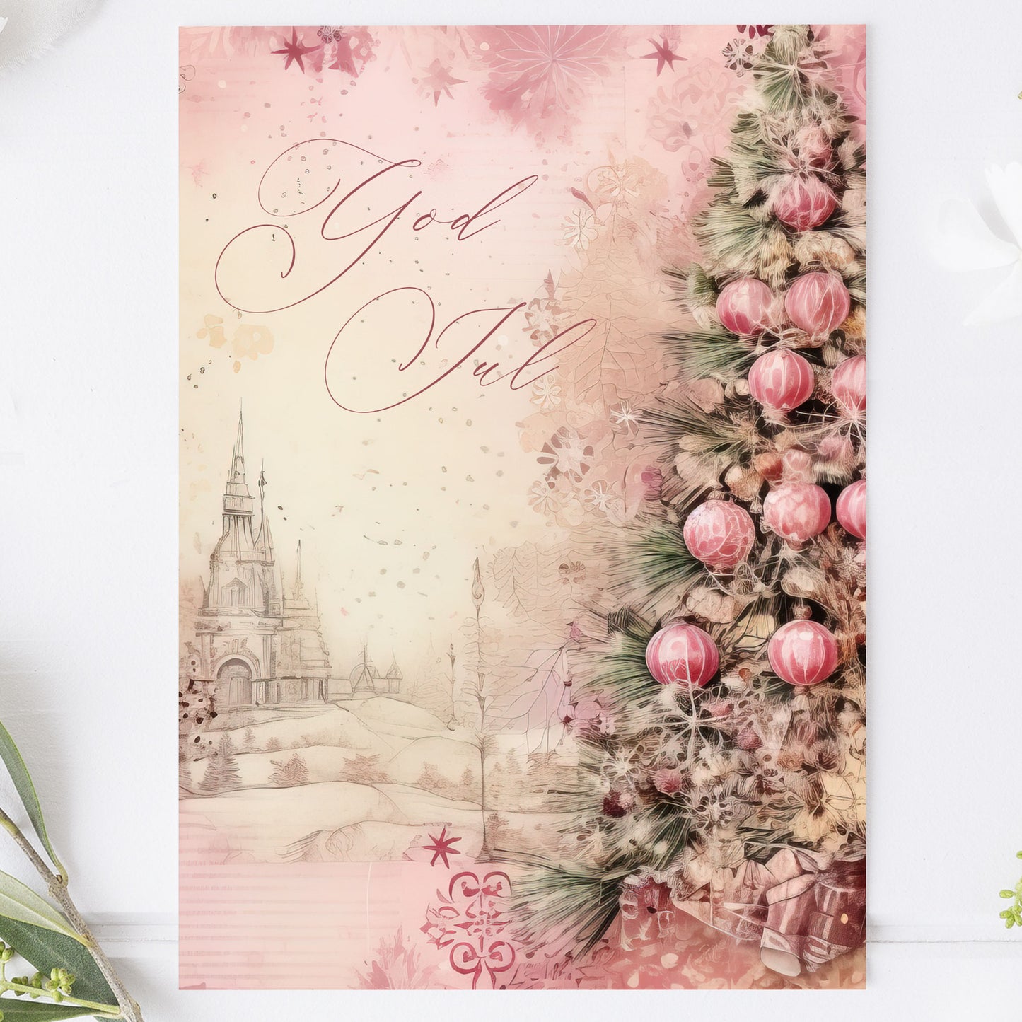 Postcard God Jul PC609