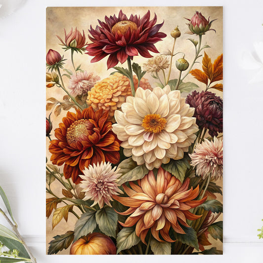 Vykort Höstblommor PC637