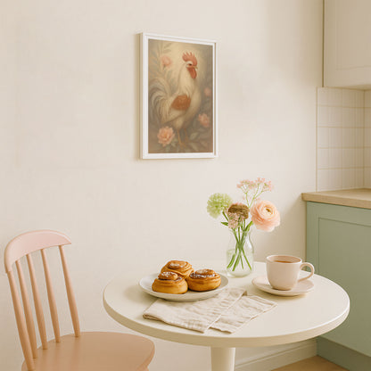 Poster Tupp - Bondgårdsdjur Art Print - Tryckt Poster i olika storlekar - PR88-1
