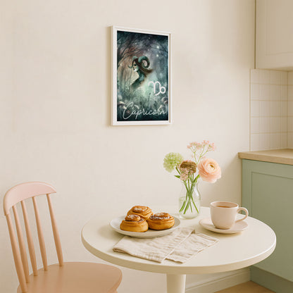 Wall Art Zodiac Capricorn - Astrology Print - Printed Poster in multiple sizes - PR89-12
